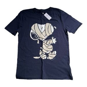 Gap x Peanuts Snoopy Mummy Halloween Boys T-Shirt Size L/10 Let’s get spooky,NWT